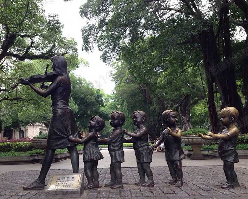 銅人物雕塑，銅小孩雕塑