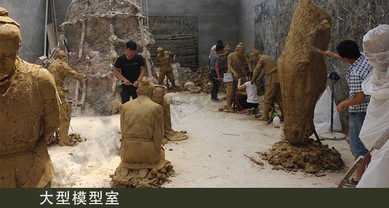 銅雕塑模型室，銅雕塑模型