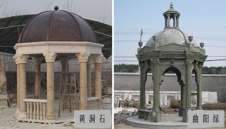 歐式景觀亭子，石雕大理石亭子，河北涼亭廠家
