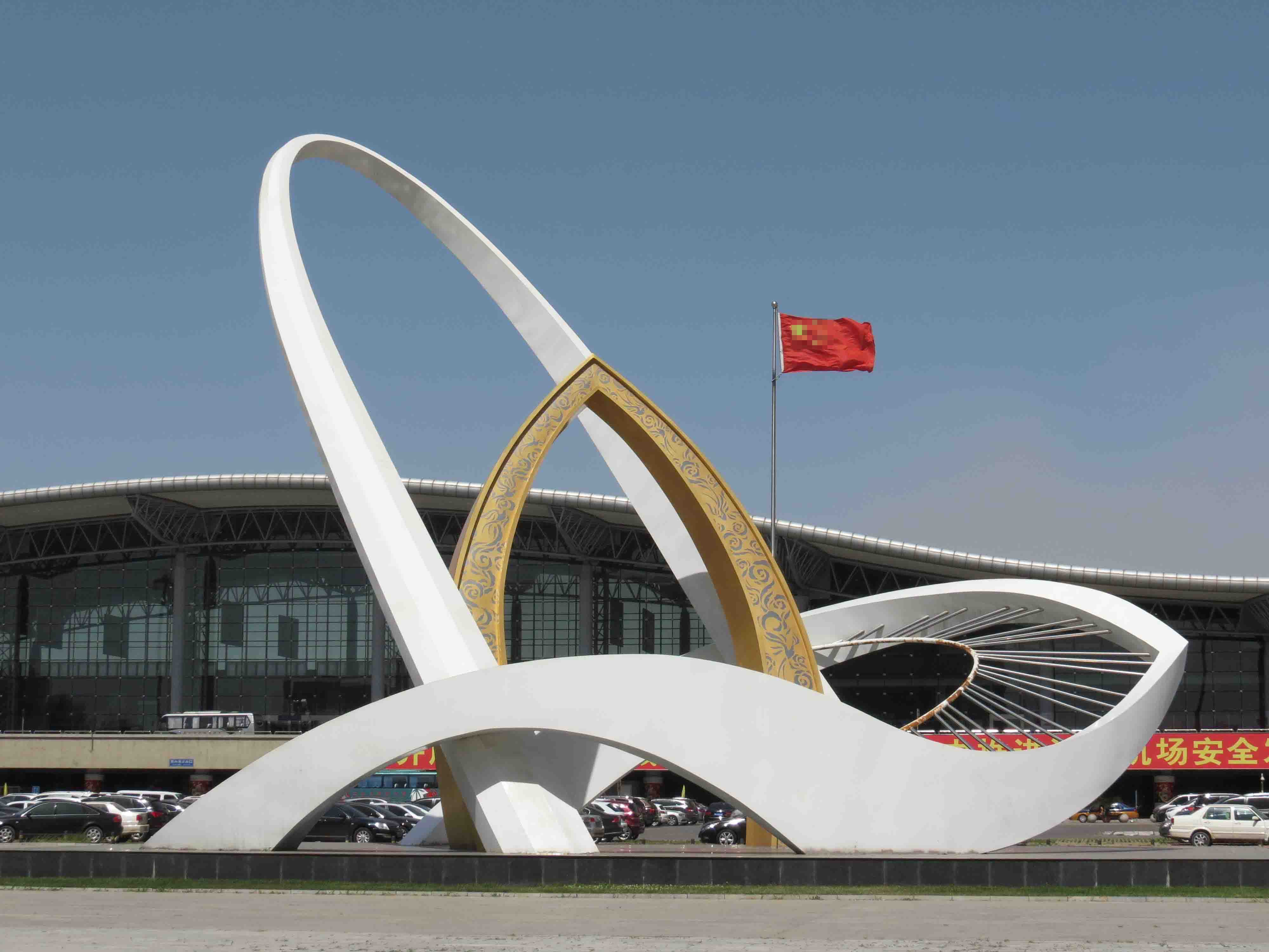 大型機(jī)場雕塑，大型廣場雕塑，機(jī)場廣場雕塑